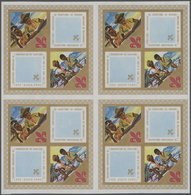 25407 Thematik: Pfadfinder / Boy Scouts: 1968, Burundi. Progressive Proofs Set Of Sheets For The Souvenir - Autres & Non Classés