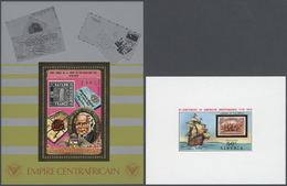 25415 Thematik: Philatelie / Philately: 1970/1990 (ca.), STAMPS ON STAMPS, U/m Collection Of Apprx 730 Sta - Altri & Non Classificati