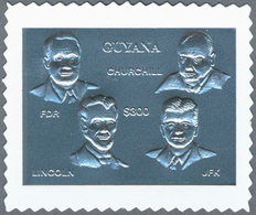 25435 Thematik: Politik / Politics: 1994, Guyana. Lot Containing 200 Complete Sets à 2 Stamps GOLD/SILVER - Ohne Zuordnung