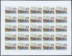 25529 Thematik: Schiffe-Segelschiffe / Ships-sailing Ships: 1992, Morocco. Progressive Proofs Set Of Sheet - Bateaux