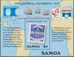 25542 Thematik: Seefahrer, Entdecker / Sailors, Discoverers: 1992, SAMOA: 500 Years Discovery Of America L - Explorers