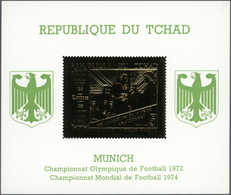 25596 Thematik: Sport-Fußball / Sport-soccer, Football: 1971, Tchad, Olympic Football Competition/World Ch - Autres & Non Classés