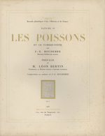 25698 Thematik: Tiere-Fische / Animals-fishes: 1955, France. "LES OISEAUX Et Le Timbre-Poste Par F.-E. Hou - Poissons