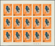 25706 Thematik: Tiere-Greifvögel / Animals-birds Of Prey: 1966, Yemen, 20b. "Bataleur" With Bilingual Over - Aigles & Rapaces Diurnes