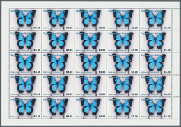 25813 Thematik: Tiere-Schmetterlinge / Animals-butterflies: 2006, Papua New Guinea. Lot Of 5,000 Stamps "5 - Farfalle