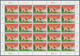 25900 Thematik: Weihnachten / Christmas: 2008, Papua New Guinea. Lot With 2,500 Complete Sets CHRISTMAS 20 - Weihnachten