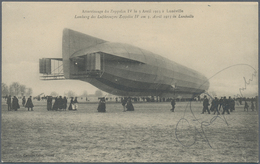 25903 Thematik: Zeppelin / Zeppelin: 1905/1939, Reichhaltige Sammlung Mit Postkarten, Dabei U. A. Auch Ein - Zeppeline