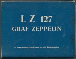 25906 Thematik: Zeppelin / Zeppelin: 1930 (ca), German Empire. Fanfolded Picture Postcards Book Containing - Zeppeline