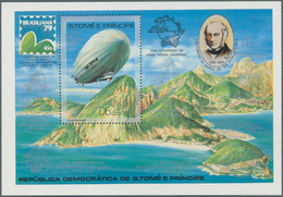 25909 Thematik: Zeppelin / Zeppelin: 1981, SAO TOME E PRINCIPE: International Stamp Exhibition BRASILIANA' - Zeppelin