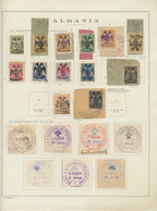 26006 Albanien: 1913/1966, Mint And Used Collection In A Marini Album, Well Collected Throughout With Plen - Albania