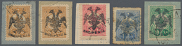 26009 Albanien: 1913/1949, Used And Mint Assortment In A Stockbook From Some Double Headed Eagle Overprint - Albanie