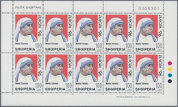 26046 Albanien: 1996, Europa (Mother Theresa), 1000 Sets In Little Sheets Of 10 Stamps Each. Michel 4500 , - Albanië