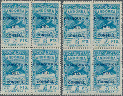 26052 Andorra - Spanische Post: 1932, Not Issued Airmail Set Of 12 With Opt. 'FRANQUICIA DEL CONSELL' In A - Altri & Non Classificati