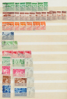26200 Bulgarien: 1939/1942, Used Stock With Commemoratives, Airmails And Definitives, Also Three Attractiv - Storia Postale