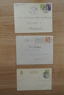 26236 Dänemark: 1900-1980. Wonderful Variety Of Covers And First Day Covers, Also Announcement Sheets Of T - Brieven En Documenten