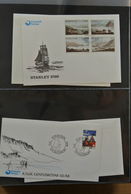 26261 Dänemark - Färöer: 1978-1997 Well Filled Collection FDC's Of Faroe Islands 1978-1997 In Album. - Faeroër