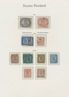 26307 Finnland: 1856/1971, Used And Mint Collection In A Lighthouse Album, Varied Condition, From 1856 5ko - Storia Postale