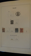 26315 Finnland: 1866/1995: MNH, Mint Hinged And Used Collection Finland 1866-1995 In Davo Album. Well Fill - Storia Postale