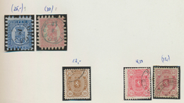 26316 Finnland: 1866/1950, Basic Collection In Used Condition From Beginning With Some Better Items In A S - Storia Postale