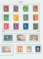 26322 Finnland: 1917/1970, Used Collection On Album Pages, Well Collected Throughout Incl. 1930 Zeppelin S - Lettres & Documents