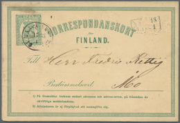 26334 Finnland - Ganzsachen: 1872 From, Comprehensive Lot Of 153 Predominantly Used Postal Stationeries Co - Entiers Postaux