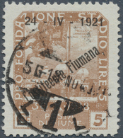 26340 Fiume: 1818 - 1921, Special Part With Various Varieties, Many Signed, Thereby Large Variety Of Stamp - Fiume