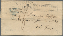 26350 Frankreich - Vorphilatelie: 1772/1878, 155 Letters Sent From France To Exlusively Foreign Destinatio - 1792-1815: Départements Conquis