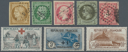 26364 Frankreich: 1849/1987, Useful Mixed Colletion In Six Lindner Binders Apparently Mnh Complete From 19 - Gebraucht