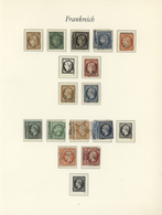 26367 Frankreich: 1849/1944, Used And Mint Collection On Album Pages, Varied Condition, From 1st Issue Eig - Gebraucht