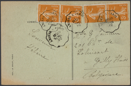 26415 Frankreich: 1880/1980 (ca.), Accumulation Of Apprx. 300 Covers/cards/stationeries, Varied Condition/ - Usati