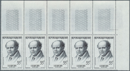 26450 Frankreich: 1958, French Doctors Set Of Four In A Lot With 195 Sets Mostly In Larger Blocks, Mint Ne - Oblitérés