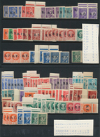 26496 Frankreich - Lokalausgaben: 1944, R.F. Overprints, Unmounted Mint Assortment On Stockcards, Also Uni - Altri & Non Classificati