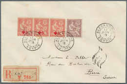 26497 Französische Post In Ägypten - Alexandria: 1812/1927, French P.O. Alexandria/Port Said, Mint And Use - Sonstige & Ohne Zuordnung