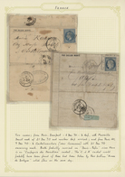 26528 Frankreich - Ballonpost: 1870, Lot Of Three Ballon Monte Covers: "FRANKLIN" Despatch "PARIS RUE ST.L - 1960-.... Brieven & Documenten