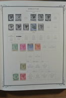 26551 Gibraltar: 1889-2002. MNH And Mint Hinged Collection Gibraltar 1889-2002 In Scott Album. Collection - Gibilterra