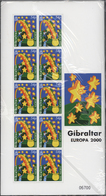 26563 Gibraltar: 2000, Europa, 30000 Sets In Complete Sheets Of 10 Stamps Each, All Mint Never Hinged. Mic - Gibraltar