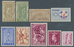 26572 Griechenland: 1861/1975 (ca.), Interesting But Disorganised Accumulation On Album Pages And In Dozen - Lettres & Documents