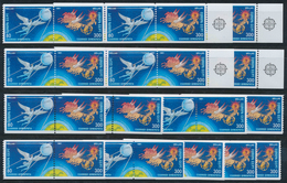 26600 Griechenland: 1991, Europa (space), More Than 600 Sets Of Both Perforations, Always In Pairs Includi - Storia Postale