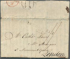 26641 Großbritannien - Vorphilatelie: 1803-1840, Eight Letters And Covers Including 1804 And 1808 Family L - ...-1840 Préphilatélie