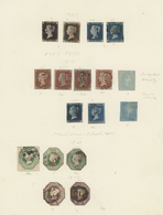 26650 Großbritannien: 1840/1987, Comprehensive And Specialised Collection In An Ancient Album, Showing An - Autres & Non Classés