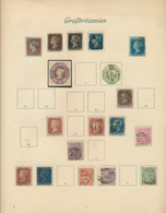 26658 Großbritannien: 1840/1929, GB/area, Used And Mint Collection On Album Pages, Varied But Mainly Good - Autres & Non Classés