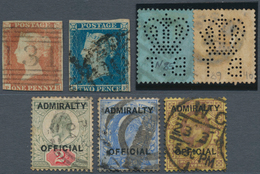 26661 Großbritannien: 1841-1960 Ca.: More Than 1200 Stamps, Used Mostly, From A Few Early QV Imperforated - Altri & Non Classificati