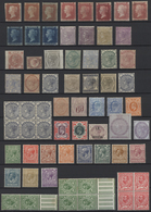 26664 Großbritannien: 1841/1925 (ca.), Mint Collection Of 66 Stamps, Main Value In The QV Issues, From 2 C - Autres & Non Classés