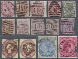 26679 Großbritannien: 1855/1920 (ca.), Used Accumulation With Majority In The Pre-1900 QV Issues With Seve - Autres & Non Classés