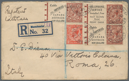 26700 Großbritannien: 1874/1967 (ca.), Accumulation With About 100 Covers And Used/unused Postal Stationer - Autres & Non Classés