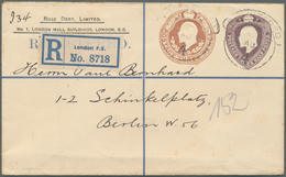 26792 Großbritannien - Ganzsachen: 1890 From Ca., Lot With More Than 60 Used Postal Stationeries, Mostly E - 1840 Mulready Omslagen En Postblad