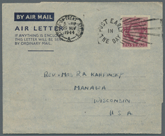 26796 Großbritannien - Ganzsachen: 1944/1980 (ca.), AEROGRAMMES: Accumulation With Approx. 1.000 Unused Bu - 1840 Mulready Omslagen En Postblad