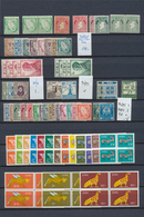 26815 Irland: 1922/1971, Mint Collection/assortment On Stocksheets, Incl. Better Definitives, Coil Stamps, - Brieven En Documenten