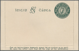 26849 Irland - Ganzsachen: 1924/1998, Interessante Spezial-Sammlung Der "Ganzsachen-Kartenbriefe Und Strei - Ganzsachen