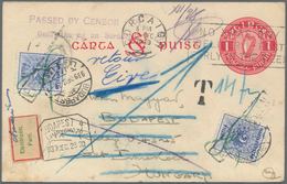 26851 Irland - Ganzsachen: 1924/2010, Umfangreiche Spezial-Sammlung "Ganzsachen-Postkarten" Mit Einigen Hu - Interi Postali